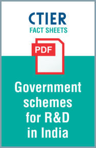CTIER - Govt Schemes for RnD in India